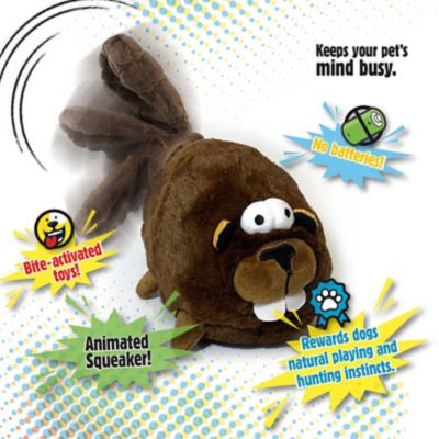 Image showing 3 th goDog Action Plush Animated Squeaker Plush Dog Toy