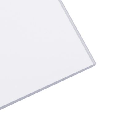 Image showing  Flat Polycarbonate Sheet, 11 in. x 14 in. x 0.093 in., Clear