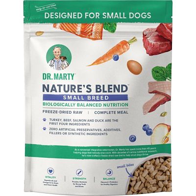 Dr. Marty Nature's Blend Small Breed Freeze-Dried Raw Dry Dog Food, 16 oz.