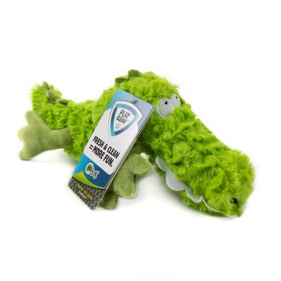 Image showing  PlayClean Gator Squeaker Plush Pet Toy
