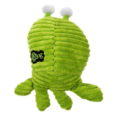 Image showing 6 th goDog Small PlayClean Germs Monster Squeaker Plush Pet Toy