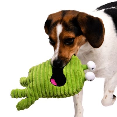 Image showing  Large PlayClean Germs Monster Squeaker Plush Pet Toy