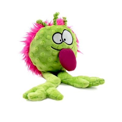 Image showing  Small PlayClean Germs Monster Squeaker Plush Pet Toy
