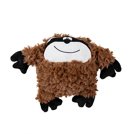 goDog PlayClean Sloth Squeaker Plush Pet Toy