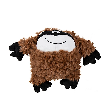 goDog PlayClean Sloth Squeaker Plush Pet Toy