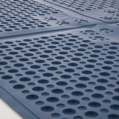 Image showing 2 th Petlinks Purr-fect Paws Multi-Purpose Cat Litter Mat, Blue, Large