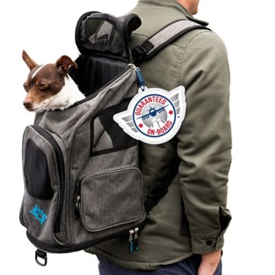 Sherpa 2-in-1 Backpack Travel Pet Carrier, Airline Approved & Guaranteed On Board - Gray, Medium