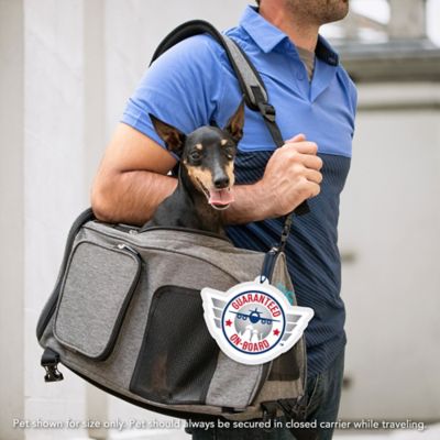 Image showing 6 th Sherpa Airline-Approved Medium 2-in-1 Mesh Travel Pet Carrier Backpack, Gray