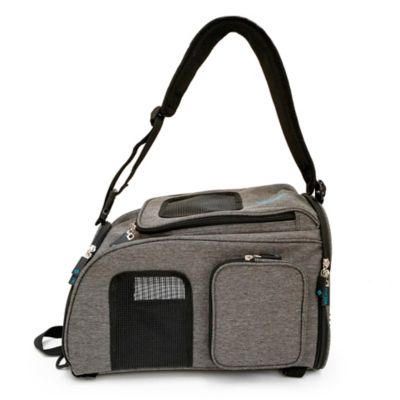 Image showing 8 th Sherpa Airline-Approved Medium 2-in-1 Mesh Travel Pet Carrier Backpack, Gray