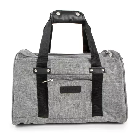 Sherpa Element Airline Approved Pet Carrier Soft Lining Mesh Windows Spring Frame Gray Medium Soft Sided Crates