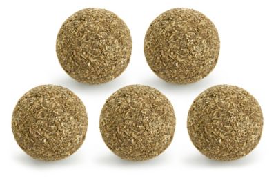 SmartyKat Catnip Kiss Compressed Catnip Ball Cat Toys, Natural, 5 ct.