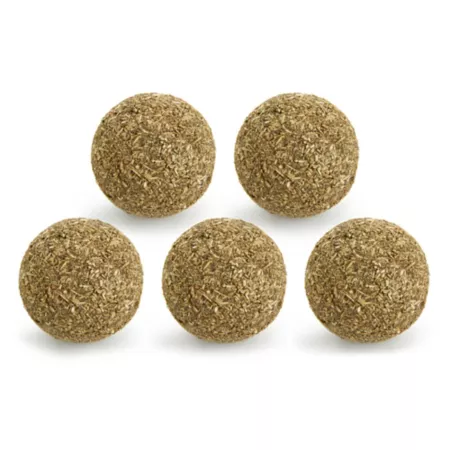 SmartyKat Catnip Kiss Compressed Catnip Ball for Cats Natural 5 ct Catnip Toys