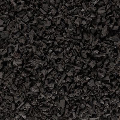 Image showing  37.5 cu. ft. Black Rubber Nugget Mulch