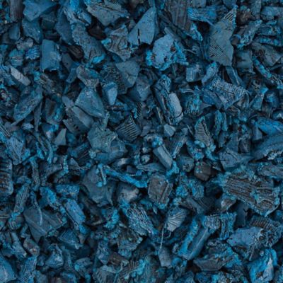 Image showing  37.5 cu. ft. Blue Rubber Nugget Mulch