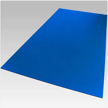 Palram Palight Project PVC Sheets, 24 in. x 48 in. x 0.118 in., Foam PVC, Blue Sheet, 158199