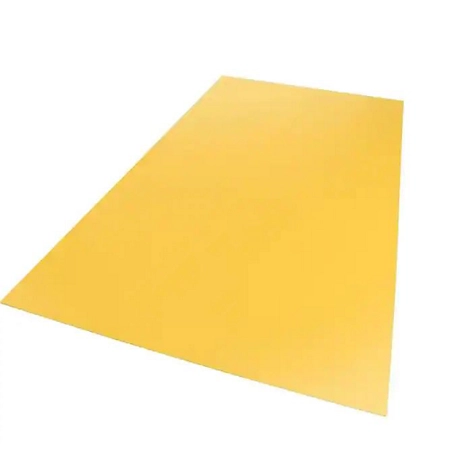 Palram Palight Project PVC Sheets, 12 in. x 12 in. x 0.118 in., Foam PVC, Yellow Sheet, 158204