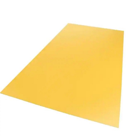 Palram Palight Project PVC Sheets, 18 in. x 24 in. x 0.118 in., Foam PVC, Yellow Sheet, 158205