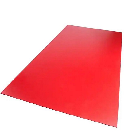 Palram Palight Project PVC Sheets, 24 in. x 48 in. x 0.236 in., Foam PVC, Red Sheet, 159837