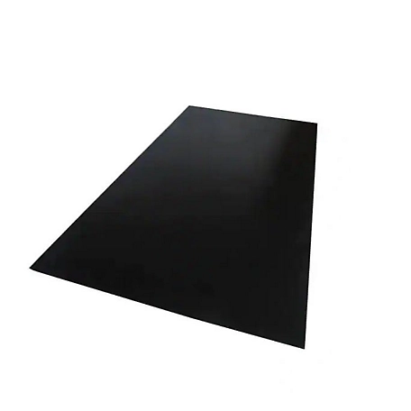 Palram Palight Project PVC Sheets, 24 in. x 24 in. x 0.236 in., Foam PVC, Black Sheet, 159844
