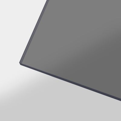 Image showing  Flat Polycarbonate Sheet, 49 in. x 97 in. x 0.236 in., Solar Gray