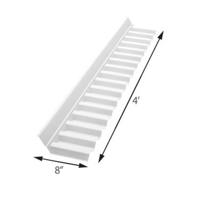 Image showing  Polycarbonate Wall Connector Flashing, 4 ft., 5-Pack