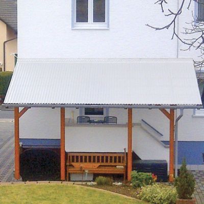 Image showing  2.67 Polycarbonate Panels, 25.4 in. x 72 in., Opal, 5-Pack