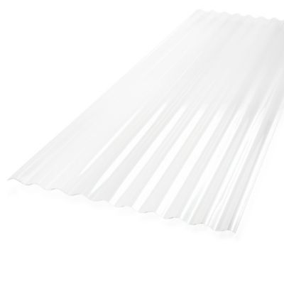 Image showing  2.67 Polycarbonate Panels, 25.4 in. x 72 in., Opal, 5-Pack