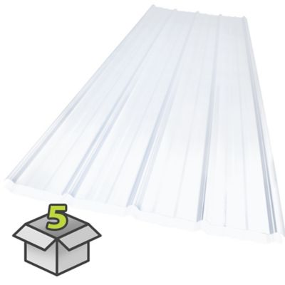 Sunsky 9 Polycarbonate Panels, 38 in. x 72 in., Clear, 5-Pack, 401028