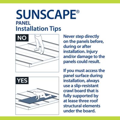 Image showing 5 th Sunscape Polycarbonate Panel, 24 in. x 96 in. x 0.118 in., Clear