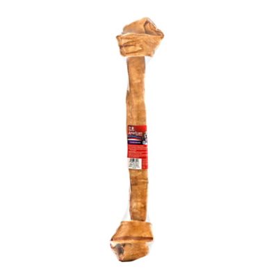 Pet Factory Chicken Flavor American Beefhide Bone Dog Chew Treat, 21 in.