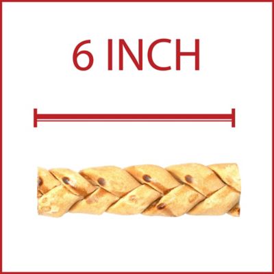 Image showing  6 in. American Beefhide Braided Sticks Chicken Flavor Dog Chews, 14 ct.