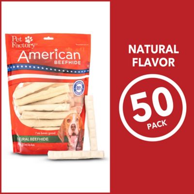 Image showing  5 in. American Beefhide Natural Flavor Chip Rolls Dog Chew Treats, 50 ct.