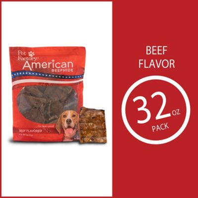 Image showing  American Beefhide Chips Beef Flavor Dog Chews, 32 oz.