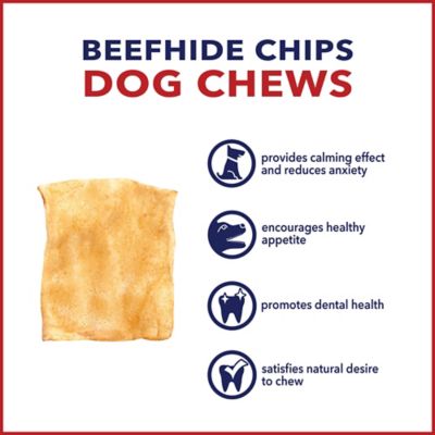 Image showing  American Beefhide Chips Chicken Flavor Dog Chews, 32 oz.