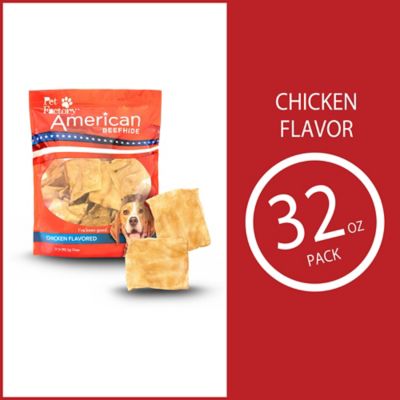 Image showing  American Beefhide Chips Chicken Flavor Dog Chews, 32 oz.