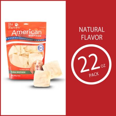 Image showing  American Beefhide Chips Natural Flavor Dog Chews, 22 oz.