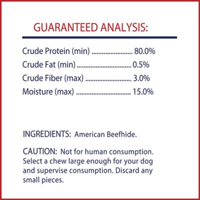Image showing  American Beefhide Chips Peanut Butter Flavor Dog Chews, 22 oz.