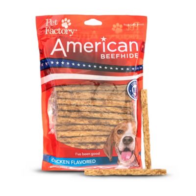 Pet Factory 5 in. American Beefhide Munchy Mini Rolls Chicken Flavor Dog Chews, 1.5 lb.
