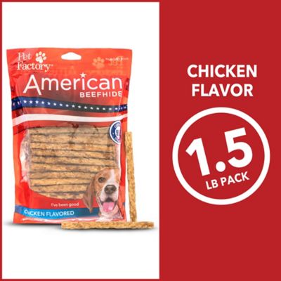 Image showing  5 in. American Beefhide Munchy Mini Rolls Chicken Flavor Dog Chews, 1.5 lb.