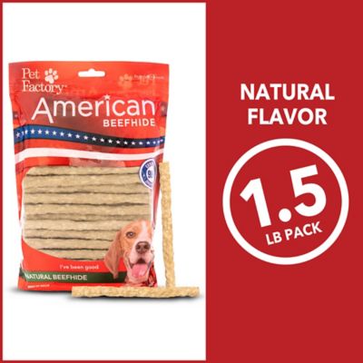 Image showing  5 in. American Beefhide Natural Flavor Munchy Mini Rolls Dog Chew Treats, 1.5 lb.