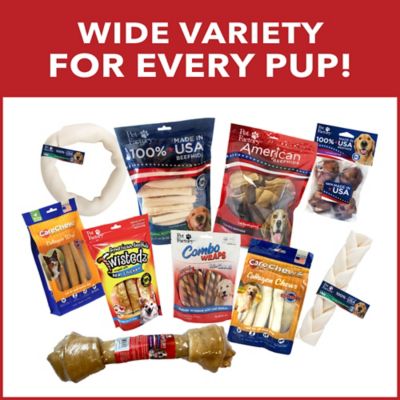 Image showing 8 th Pet Factory 5 in. American Beefhide Natural Flavor Munchy Mini Rolls Dog Chew Treats, 1.5 lb.