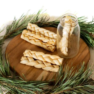 Image showing 7 th Pet Factory 6-7 in. CareChewz Natural Flavor Collagen Skinny Braid Sticks Dog Chew Treats, 15 ct.
