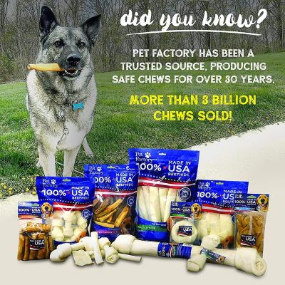 Image showing  6-7 in. CareChewz Natural Flavor Collagen Twist Keys Dog Chew Treats, 6 ct.