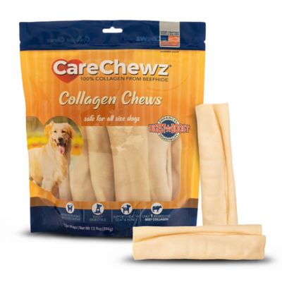 Pet Factory CareChewz Natural Flavor Small Collagen Wraps Dog Chew Treats, 6-7 in., 12 ct.