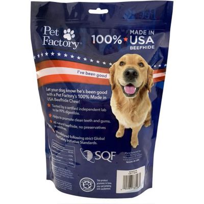 Image showing  7 in. American Beefhide Peanut Butter Flavor Braided Sticks Dog Chews, 6 ct.