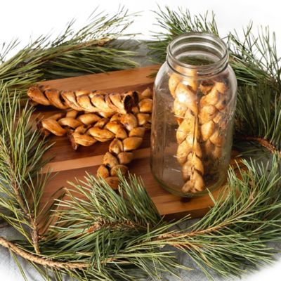 Image showing 7 th Pet Factory 7 in. American Beefhide Peanut Butter Flavor Braided Sticks Dog Chews, 6 ct.