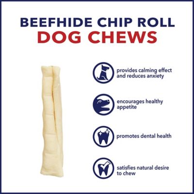 Image showing  5 in. American Beefhide Natural Flavor Chip Rolls Dog Chew Treats, 18 ct.