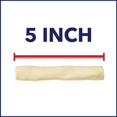 Image showing 5 th Pet Factory 5 in. American Beefhide Natural Flavor Chip Rolls Dog Chew Treats, 22 ct., 78107