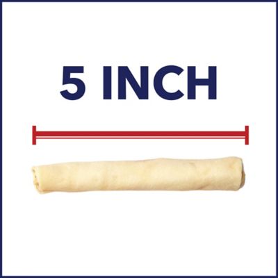 Image showing 5 th Pet Factory 5 in. American Beefhide Natural Flavor Chip Rolls Dog Chew Treats, 22 ct., 78704