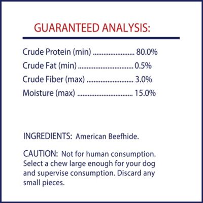 Image showing 8 th Pet Factory American Beefhide Natural Flavor Chips Dog Chew Treats, 8 oz.